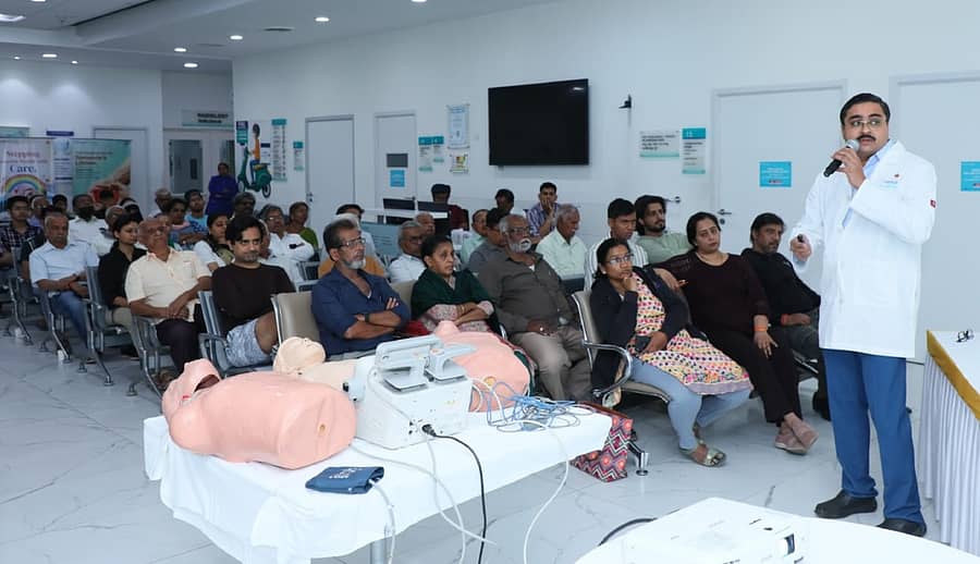 ಮೈಸೂರಿನ ಮಣಿಪಾಲ್ ಆಸ್ಪತ್ರೆಯಲ್ಲಿ ‘ತುರ್ತು ಪ್ರತಿಕ್ರಿಯೆ ಮತ್ತು ಜೀವ ರಕ್ಷಣೆ’ ಕುರಿತು ಈಚೆಗೆ ಜಾಗೃತಿ ಕಾರ್ಯಕ್ರಮ ನಡೆಯಿತು