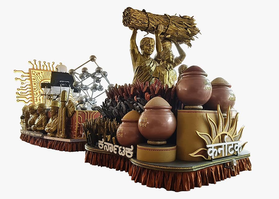 ಗಣರಾಜ್ಯೋತ್ಸವಕ್ಕೆ ಆಯ್ಕೆಯಾಗಿರುವ ಕರ್ನಾಟಕದ ಸ್ತಬ್ಧಚಿತ್ರದ ಮಾದರಿ