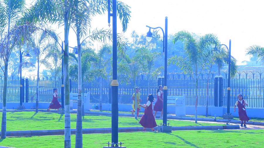 <div class="paragraphs"><p>ತುರುವನೂರು ಗ್ರಾಮದಲ್ಲಿ ಸಿದ್ಧಗೊಂಡಿರುವ ಗಾಂಧಿ ಉದ್ಯಾನ</p></div>