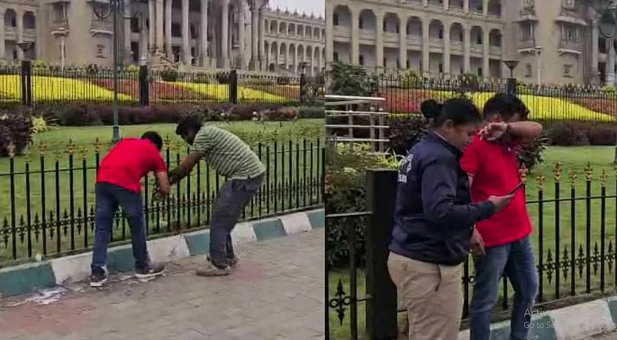 ವಿಧಾನಸೌಧ ಎದುರು ಆತ್ಮಹತ್ಯೆಗೆ ಯತ್ನಿಸಿದ ವೈದ್ಯರನ್ನು ರಕ್ಷಿಸಿದ ಪೊಲೀಸರು