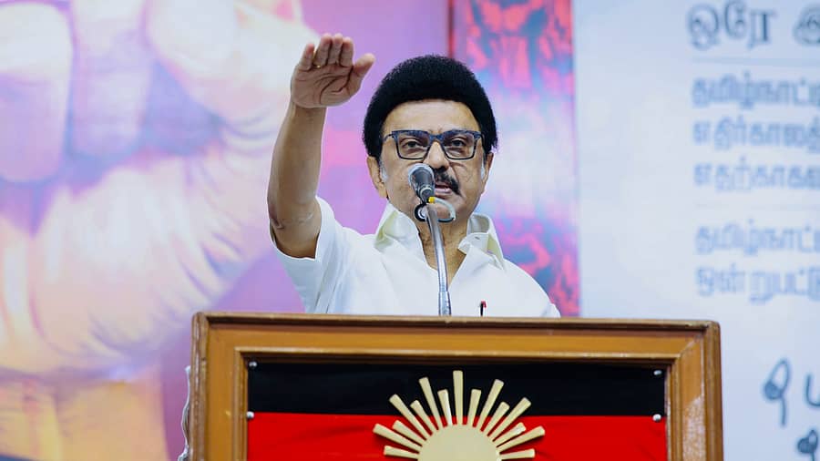 <div class="paragraphs"><p>ತಮಿಳುನಾಡು ಸಿಎಂ ಎಂ.ಕೆ. ಸ್ಟಾಲಿನ್</p></div>