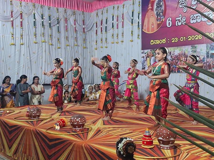 ಆಂಜನೇಯ ದೇವಸ್ಥಾನದ 6ನೇ ವರ್ಷದ ಜಾತ್ರಾ ಮಹೋತ್ಸವದ ಅಂಗವಾಗಿ ಸೋಮವಾರ ಸಾಂಸ್ಕೃತಿಕ ಕಾರ್ಯಕ್ರಮ ನಡೆಯಿತು