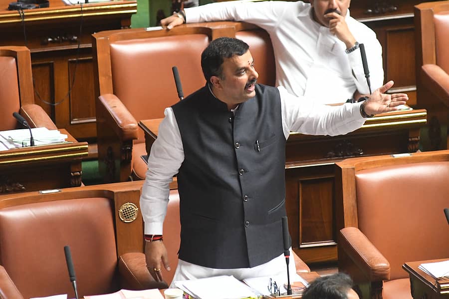 ವಿಧಾನಸಭೆಯಲ್ಲಿ ಮಾತನಾಡಿದ ವಿ.ಸುನಿಲ್‌ಕುಮಾರ್