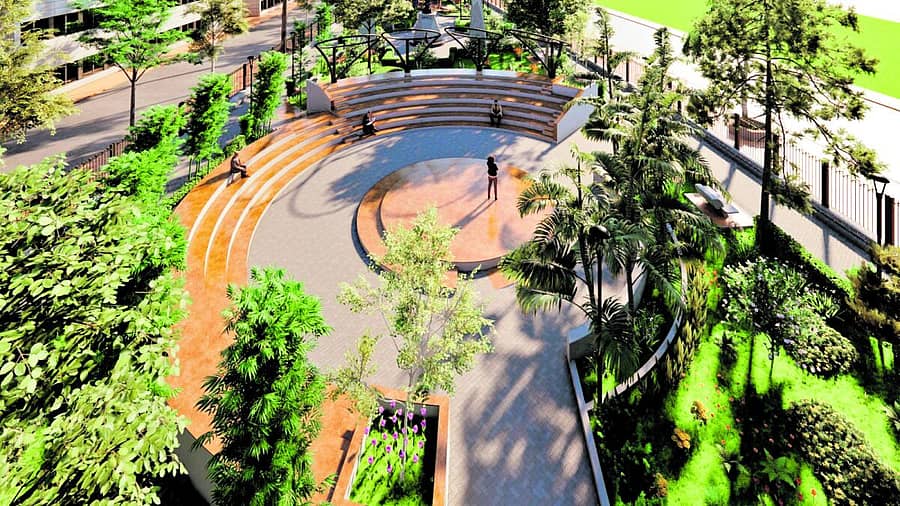 <div class="paragraphs"><p>ಬಯಲು ರಂಗಮಂದಿರದ ನೀಲನಕ್ಷೆ</p></div>