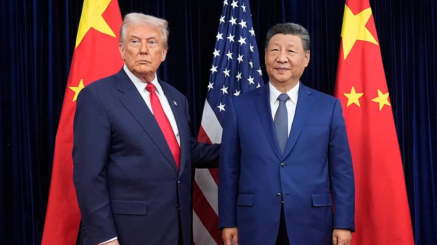 <div class="paragraphs"><p>ಅಮೆರಿಕದ ಅಧ್ಯಕ್ಷ ಡೊನಾಲ್ಡ್‌ ಟ್ರಂಪ್‌ ಹಾಗೂ ಚೀನಾದ ಅಧ್ಯಕ್ಷ&nbsp; ಷಿ&nbsp;ಜಿನ್‌ಪಿಂಗ್</p></div>