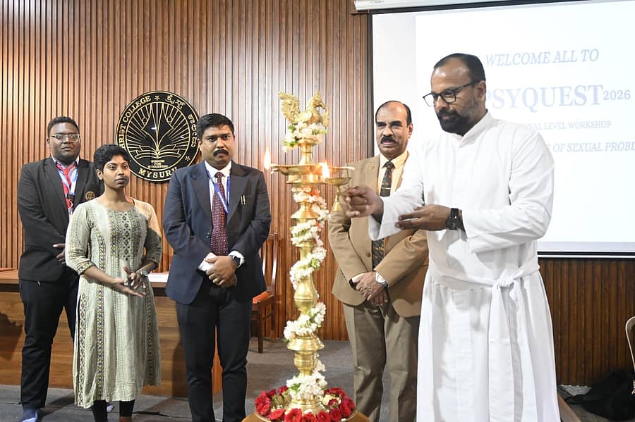 ಮೈಸೂರಿನ ಕ್ರೈಸ್ಟ್ ಕಾಲೇಜಿನ ಮನಃಶಾಸ್ತ್ರ ವಿಭಾಗದ ವತಿಯಿಂದ ಈಚೆಗೆ ‘ಸೈಕ್ವೆಸ್ಟ್’ ರಾಷ್ಟ್ರಮಟ್ಟದ ಕಾರ್ಯಾಗಾರವನ್ನು ಉದ್ಘಾಟಿಸಲಾಯಿತು
