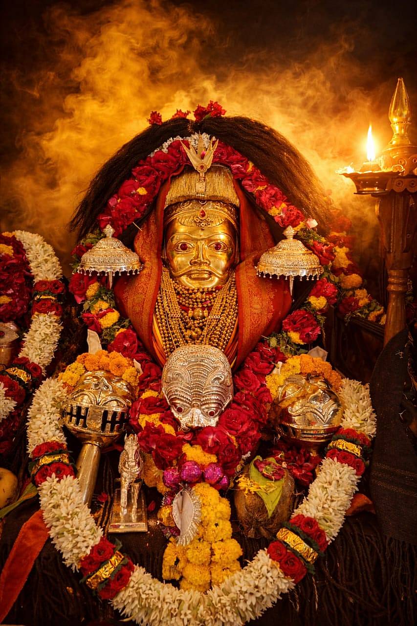 ಮೋಳೆ ಗ್ರಾಮದ ಸಿದ್ದೇಶ್ವರ ದೇವರ ಚಿತ್ರ.