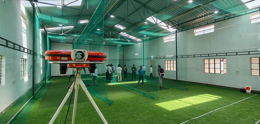 ಬೆಳಗಾವಿಯಲ್ಲಿ ಸರ್ಕಾರಿ ಶಾಲೆ ಮಕ್ಕಳಿಗಾಗಿ ನಿರ್ಮಿಸಿದ ಬಾಕ್ಸ್‌ ಕ್ರಿಕೆಟ್‌ ಮೈದಾನ  ಪ್ರಜಾವಾಣಿ ಚಿತ್ರ