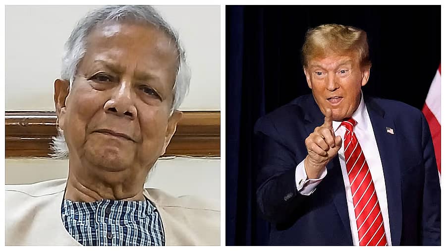 <div class="paragraphs"><p>ಮುಹಮ್ಮದ್ ಯೂನಸ್–ಡೊನಾಲ್ಡ್ ಟ್ರಂಪ್</p></div>