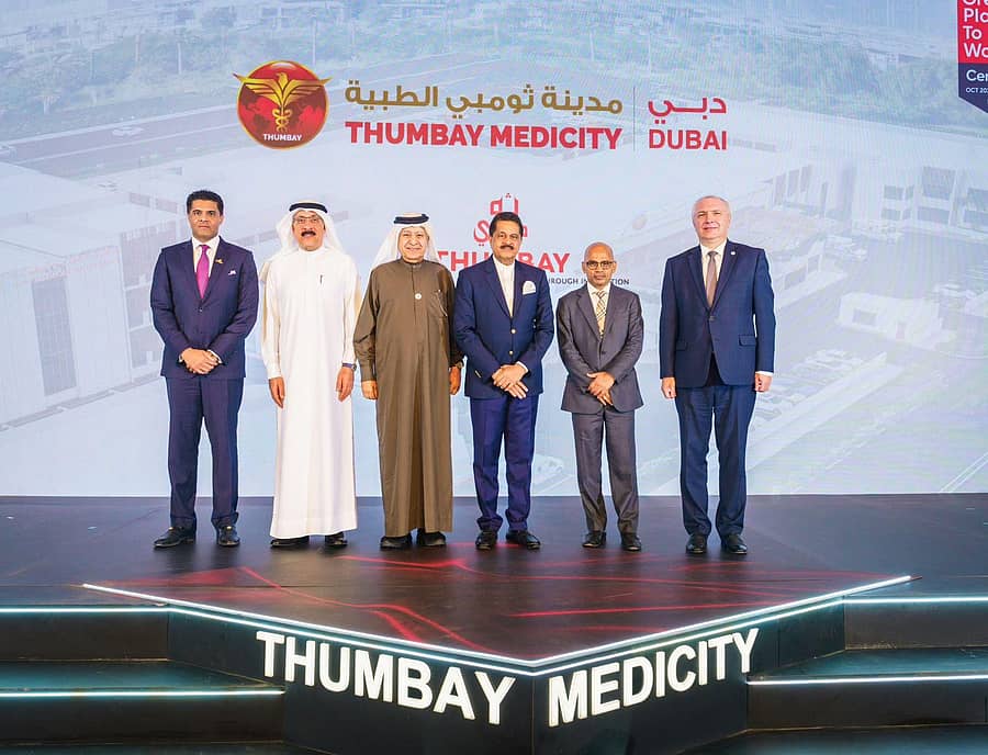 ದುಬೈನಲ್ಲಿ ನಡೆದ ಮೂರು ದಿನಗಳ ವಿಶ್ವ ಆರೋಗ್ಯ ಪ್ರದರ್ಶನಕ್ಕೆ ಭೇಟಿ ನೀಡಿದ್ದ ಕರ್ನಾಟಕ ವೈದ್ಯಕೀಯ ಶಿಕ್ಷಣ ಸಚಿವ ಡಾ. ಶರಣಪ್ರಕಾಶ ಪಾಟೀಲ, ಅಲ್ಲಿನ ತುಂಬೆ ಮೆಡಿಸಿಟಿ ಉದ್ಘಾಟನೆ ಸಮಾರಂಭದಲ್ಲಿ ಪಾಲ್ಗೊಂಡರು