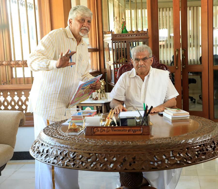 ವೀರೇಂದ್ರ ಹೆಗ್ಗಡೆ, ರಾಜೇಂದ್ರ ಸಿಂಗ್‌ ಬಾಬು