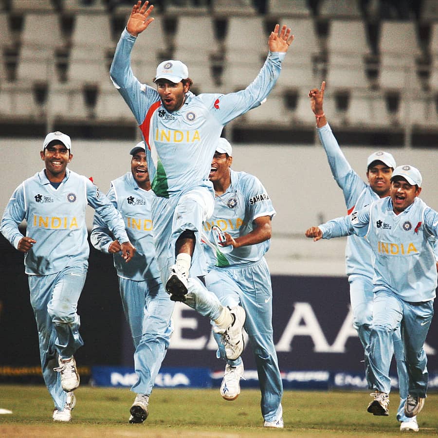 <div class="paragraphs"><p>2007ರ ಟಿ20 ವಿಶ್ವಕಪ್ ಗೆದ್ದ ಭಾರತ</p></div>