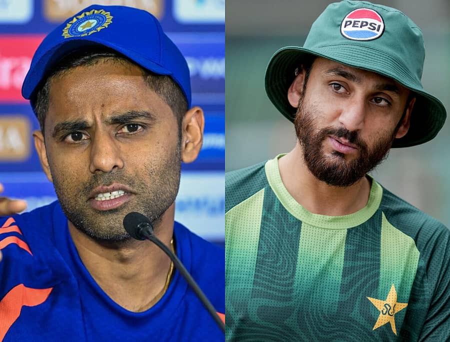 <div class="paragraphs"><p>ಸೂರ್ಯಕುಮಾರ್ ಯಾದವ್,&nbsp;ಸಲ್ಮಾನ್ ಅಲಿ ಆಘಾ</p></div>