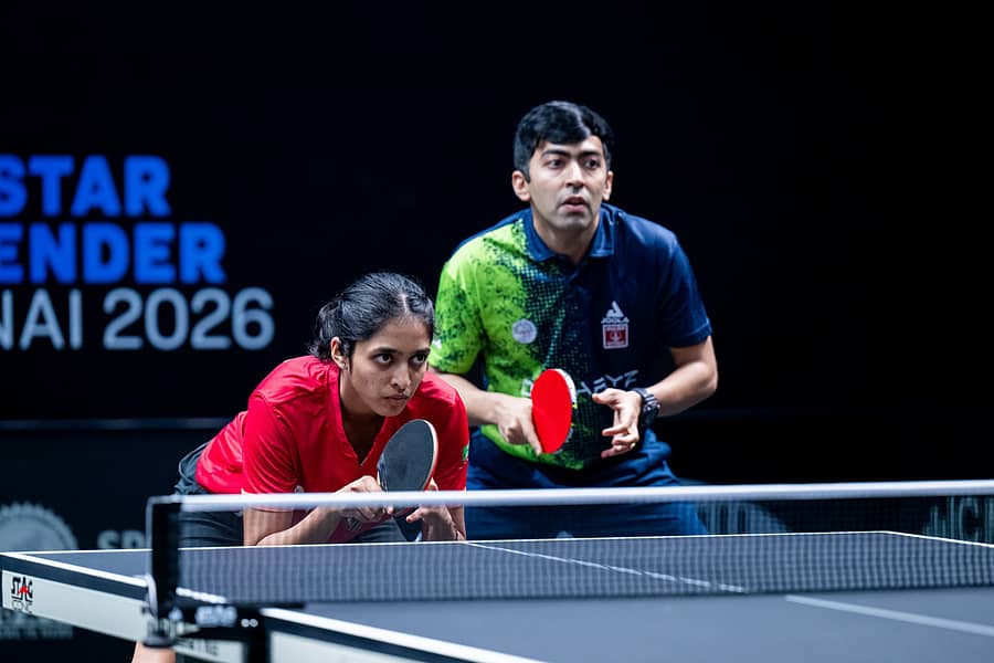 ಭಾರತದ ಯಶಸ್ವಿನಿ ಘೋರ್ಪಡೆ ಹಾಗೂ ಹರ್ಮೀತ್ ದೇಸಾಯಿ