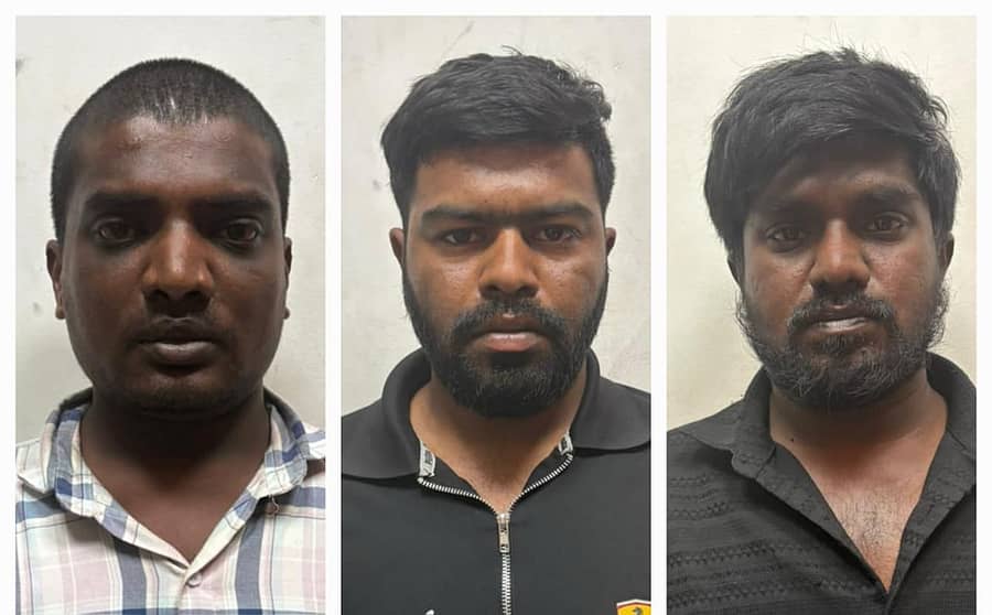 ಬಂಧಿತ ಆರೋಪಿಗಳಾದ ಅಕ್ಷಯ್, ಮಂಜುನಾಥ್‌, ಪ್ರಜ್ವಲ್‌
