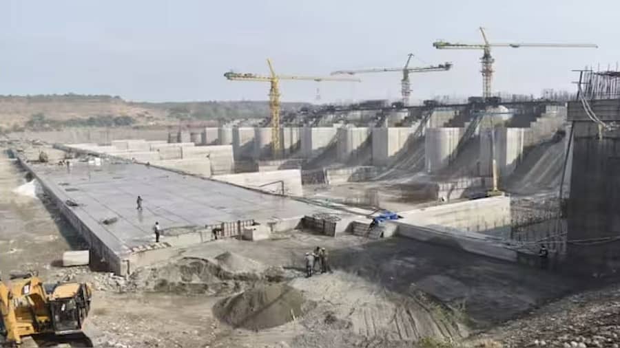 <div class="paragraphs"><p>ರಾವಿ ನದಿಗೆ ಭಾರತ ನಿರ್ಮಿಸುತ್ತಿರುವ ಶಾಹ್‌ಪುರ್–ಕಂಡಿ ಅಣೆಕಟ್ಟು</p></div>