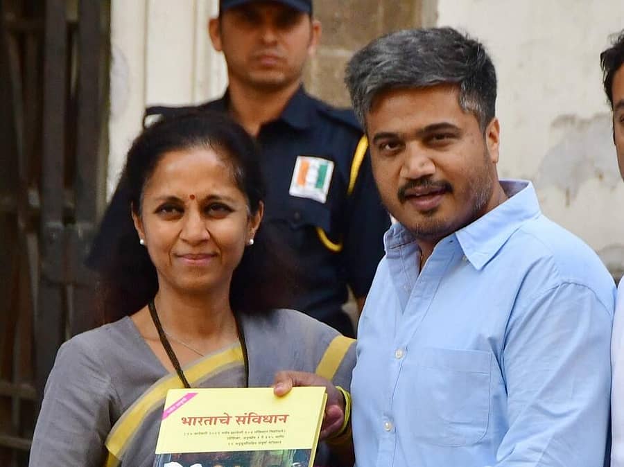 <div class="paragraphs"><p>ಸುಪ್ರಿಯಾ ಸುಳೆ ಮತ್ತು&nbsp;ರೋಹಿತ್ ಪವಾರ್</p></div>