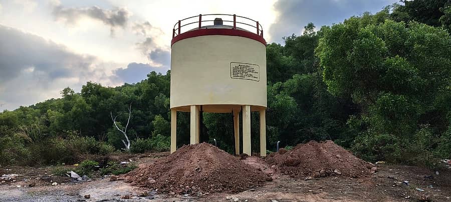 ವತ್ತಿನಣೆಯಲ್ಲಿ ನಿರ್ಮಾಣಗೊಂಡ 50 ಸಾವಿರ ಲೀಟರ್‌ ಸಾಮರ್ಥ್ಯದ ಓವರ್‌ ಹೆಡ್‌ ಟ್ಯಾಂಕ್‌