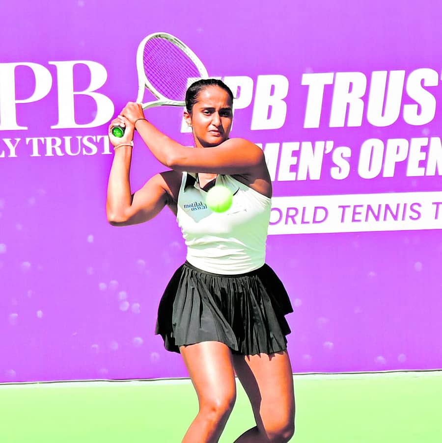 <div class="paragraphs"><p>ಭಾರತದ ವೈಷ್ಣವಿ ಅಡ್ಕರ್‌ &nbsp;ಚಿತ್ರ: ಜನಾರ್ದನ ಬಿ.ಕೆ.</p></div>