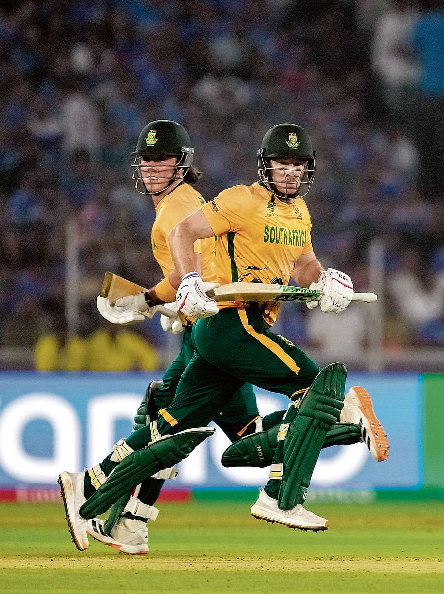 ಡಿವಾಲ್ಡ್‌ ಬ್ರೆವಿಸ್ ಹಾಗೂ ಡೇವಿಡ್‌ ಮಿಲ್ಲರ್‌  ಪಿಟಿಐ ಚಿತ್ರ