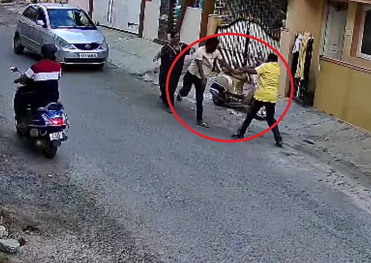 ಗಲಾಟೆಯ ದೃಶ್ಯ