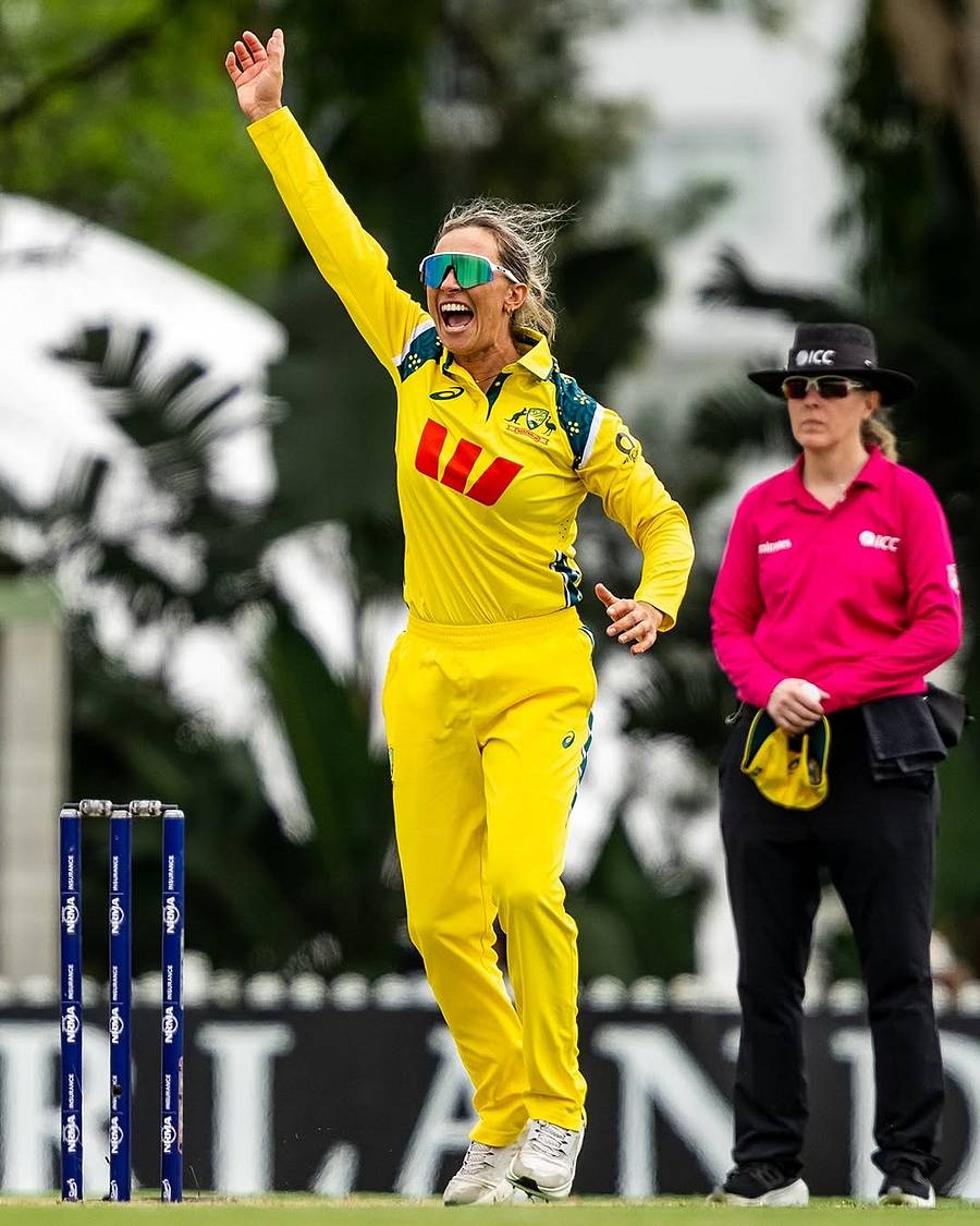 ಮೂರು ವಿಕೆಟ್‌ ಗಳಿಸಿದ ಆಸ್ಟ್ರೇಲಿಯಾ ತಂಡದ ಆ್ಯಷ್ಲೆ ಗಾರ್ಡನರ್‌