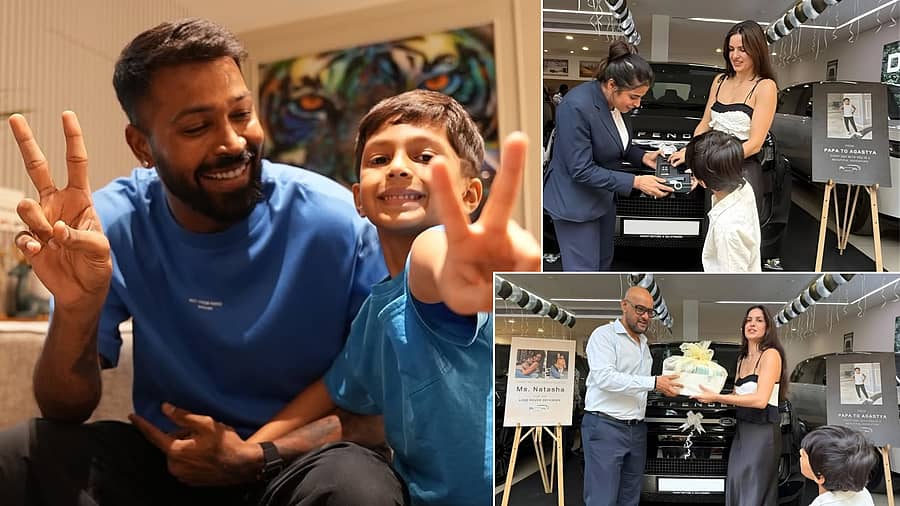 <div class="paragraphs"><p>ಹಾರ್ದಿಕ್ ಪಾಂಡ್ಯ, ಮಗ </p></div>