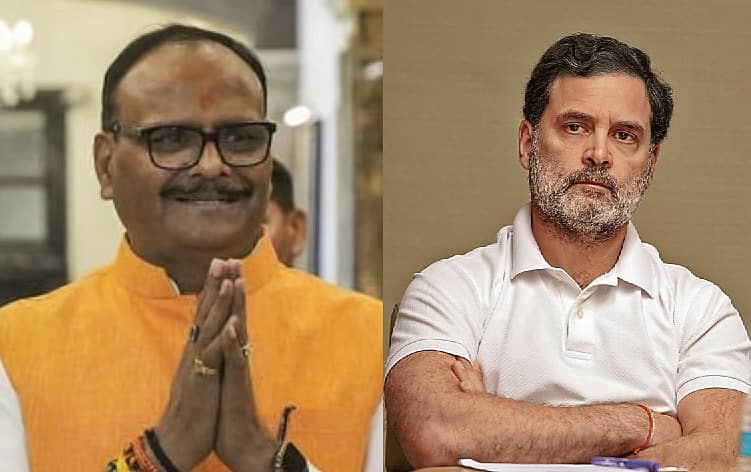 <div class="paragraphs"><p>ಬ್ರಜೇಶ್ ಪಾಠಕ್‌ ಮತ್ತು ರಾಹುಲ್ ಗಾಂಧಿ</p></div>