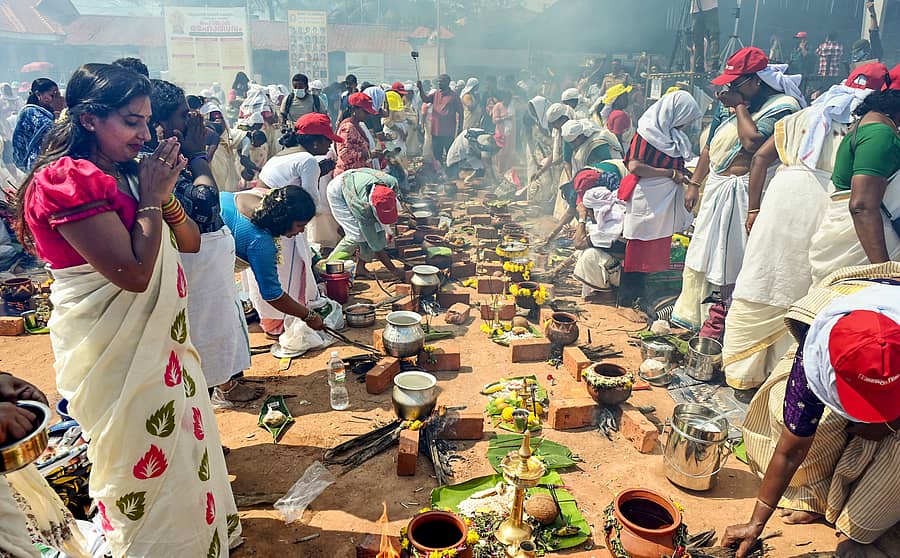 ಕೇರಳದ ತಿರುವನಂತಪುರದಲ್ಲಿ ಪೊಂಗಲ್ ಆಚರಣೆ (ಸಂಗ್ರಹ ಚಿತ್ರ)
