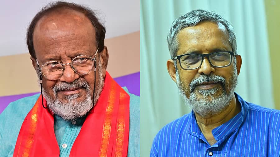 <div class="paragraphs"><p>ಶ್ರೀನಿವಾಸ್‌ ಜಿ.ಕಪ್ಪಣ್ಣ – ಶಶಿಧರ್‌ ಭಾರಿಘಾಟ್‌</p></div>