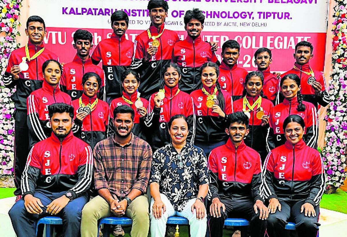 VTU Athletics: ವಿಟಿಯು ಅಥ್ಲೆಟಿಕ್ ಚಾಂಪಿಯನ್‌ಶಿಪ್‌ನಲ್ಲಿ ಎಸ್‌ಜೆಇಸಿ ತಂಡಗಳ ಸಾಧನೆ