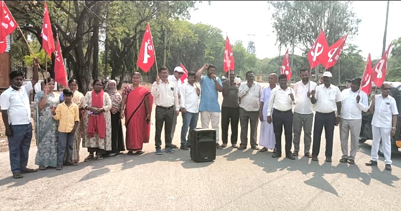 ಮಂಡ್ಯ: ಹೋರಾಟಗಾರರ ಬಂಧನಕ್ಕೆ ಸಿಐಟಿಯು ಖಂಡನೆ