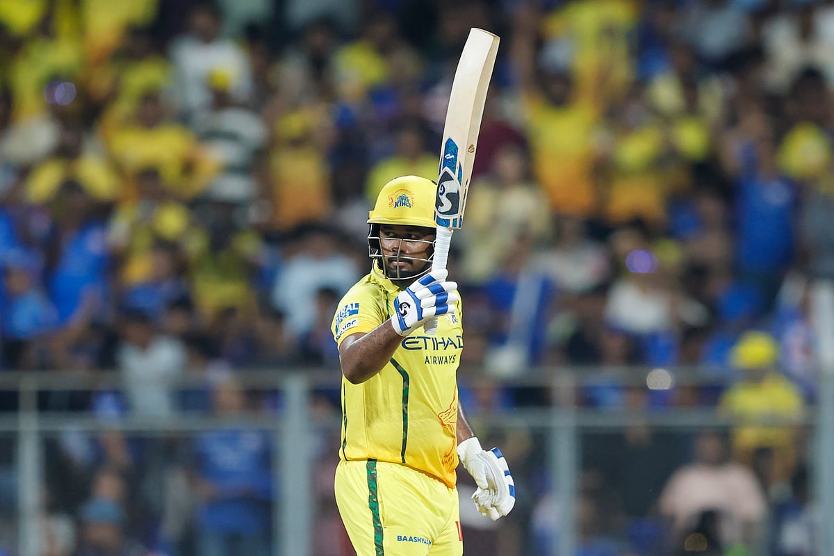 IPL 2026 MI vs CSK | ಸಂಜು ಶತಕ: ಅಕೀಲ್‌ ಕೈಚಳಕ