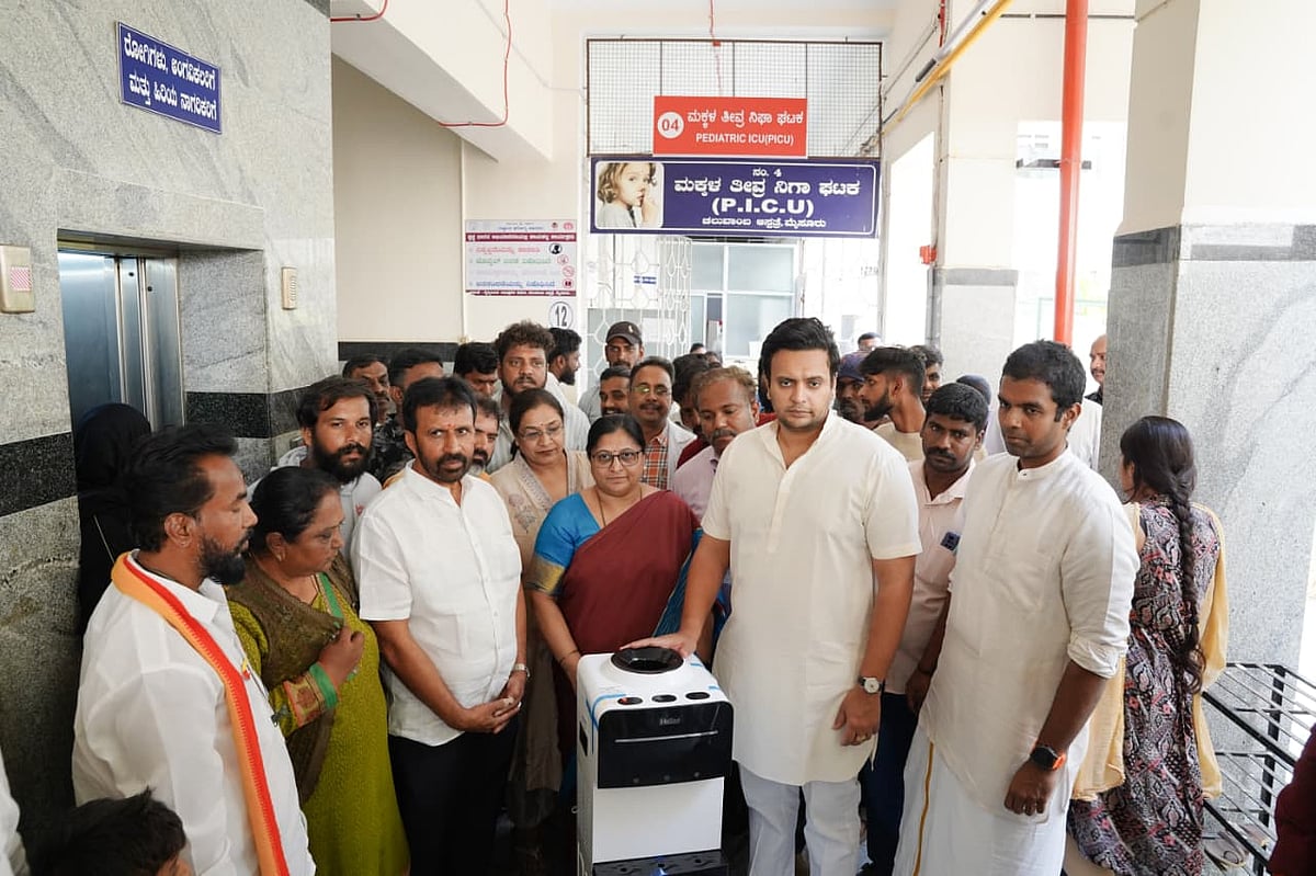 ಮೈಸೂರು: ಚೆಲುವಾಂಬ ಆಸ್ಪತ್ರೆಗೆ ಯದುವೀರ್ ಭೇಟಿ, ಪರಿಶೀಲನೆ