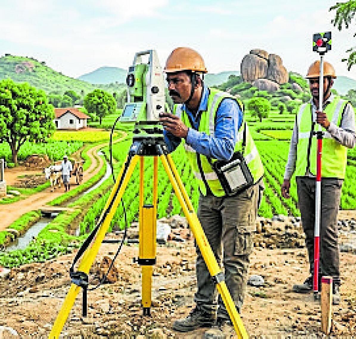 ಭೂಮಾಪನ ಇಲಾಖೆ ಸ್ತಬ್ಧ: ರೈತರ ಪರದಾಟ