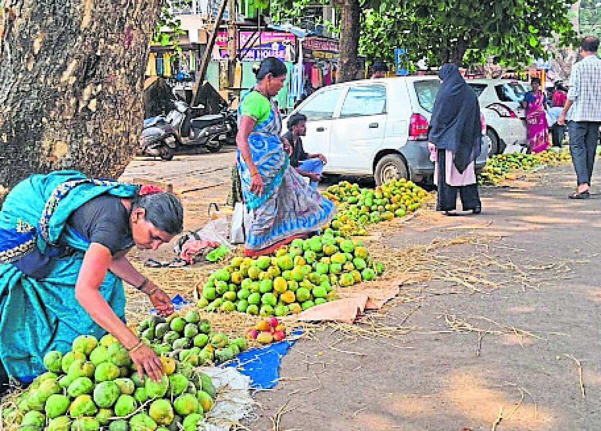 ಸಂತೆಯಲ್ಲಿ ಕರಿ ಇಶಾಡ ಹಣ್ಣಿಗೆ ಬೇಡಿಕೆ