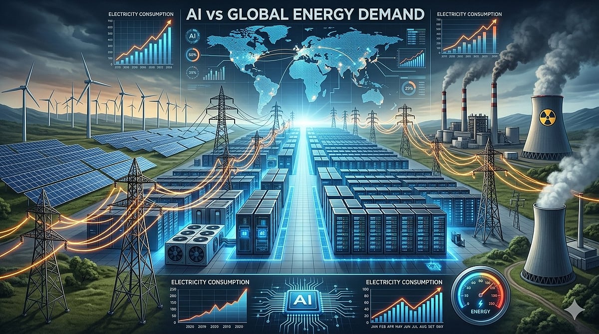 AI Data Center Power Demand: ಜಗತ್ತಿಗೆ ಸವಾಲಾಗುತ್ತಿದೆ ಎ.ಐ ಡೇಟಾ ಸೆಂಟರ್‌ಗಳ ...