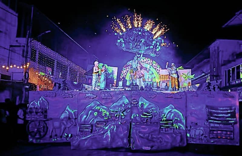 Dasara Festival: ದಸರೆಗೆ ಬೆಳಕು ತುಂಬಿದ ದಶಮಂಟಪ ಮಡಿಕೇರಿ