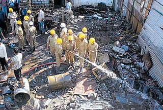 ಮೈಸೂರಿನ ಗುಜರಿ ಅಂಗಡಿಯಲ್ಲಿ ಅಗ್ನಿ ದುರಂತ