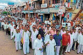 ಹೊಸಪೇಟೆಯಲ್ಲಿ ಸತ್ಯಾಗ್ರಹ