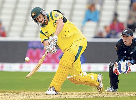 ನ್ಯೂಜಿಲೆಂಡ್ ವಿರುದ್ಧದ ಪಂದ್ಯದಲ್ಲಿ ಅರ್ಧಶತಕ ಗಳಿಸಿದ ಆಸ್ಟ್ರೇಲಿಯಾದ ವೋಗ್ಸ್ ಬ್ಯಾಟಿಂಗ್ ವೈಖರಿ -ಎಎಫ್ಪಿ ಚಿತ್ರ