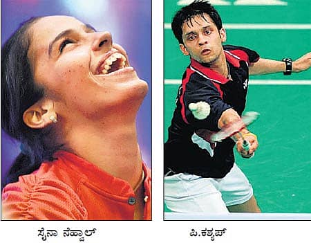 ಸೈನಾ, ಕಶ್ಯಪ್ ಮೇಲೆ ಭರವಸೆ