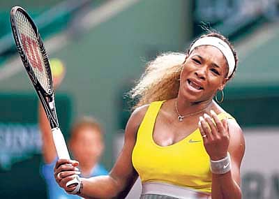 ಫ್ರೆಂಚ್ ಓಪನ್ ಗ್ರ್ಯಾಂಡ್ಸ್ಲಾಮ್ ಟೆನಿಸ್ ಚಾಂಪಿಯನ್ಷಿಪ್ನಲ್ಲಿ ಎರಡನೇ ಸುತ್ತಿನಲ್ಲೇ ಸೋಲು ಕಂಡಾಗ ಅಗ್ರ ಶ್ರೇಯಾಂಕದ ಆಟಗಾರ್ತಿ ಅಮೆರಿಕದ ಸೆರೆನಾ ವಿಲಿಯಮ್ಸ್ ನಿರಾಸೆ ವ್ಯಕ್ತಪಡಿಸಿದ್ದು ಹೀಗೆ ರಾಯಿಟರ್ಸ್ ಚಿತ್ರ