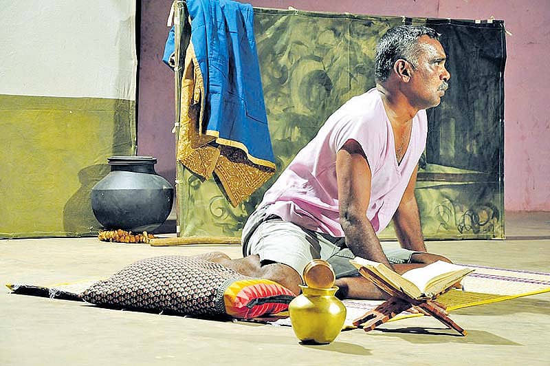 ‘ಜೋಗಿಯ ಪ್ರಣಯ’ ಏಕವ್ಯಕ್ತಿ ಪ್ರದರ್ಶನದಲ್ಲಿ ಗೋಮಾರದಹಳ್ಳಿ ಮಂಜುನಾಥ್ ಪಿ.