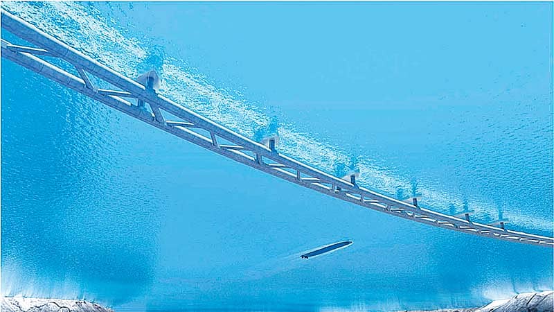 ನೀರಿನಡಿ ತೇಲುವ ಸುರಂಗ ಮಾರ್ಗವಿದು...!