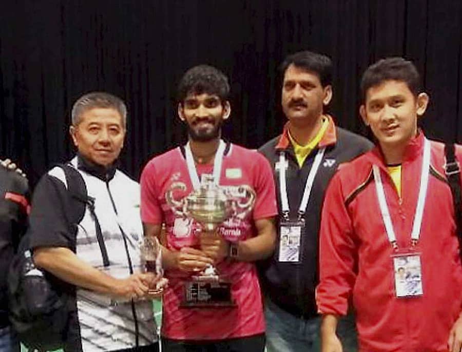 ಆಸ್ಟ್ರೇಲಿಯಾ ಓಪನ್ ಸೂಪರ್ ಸರಣಿ ಬ್ಯಾಡ್ಮಿಂಟನ್ ಟೂರ್ನಿ: ಕೆ.ಶ್ರೀಕಾಂತ್ ಚಾಂಪಿಯನ್