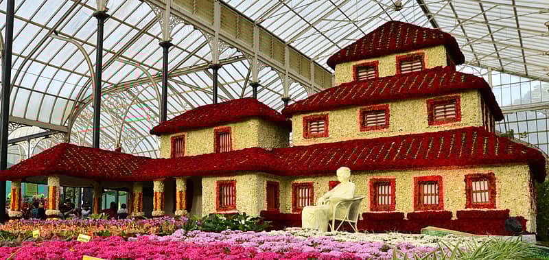 ಕುವೆಂಪು ಮತ್ತು ಪುಷ್ಪ ಪ್ರದರ್ಶನ