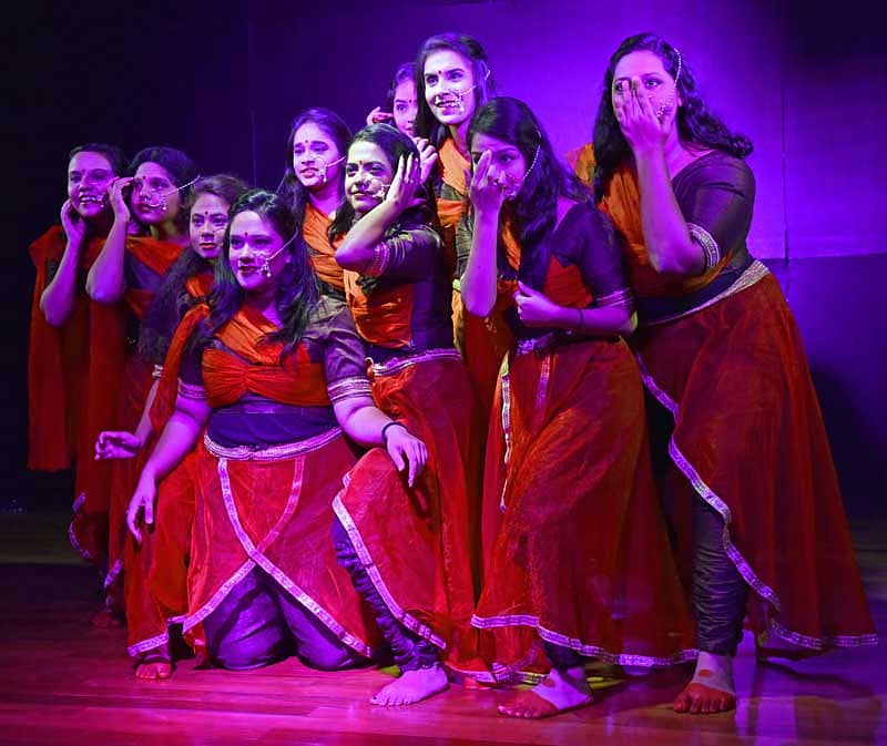 ‘ದ್ರೌಪದಿ’ ನಾಟಕದ ದೃಶ್ಯ.