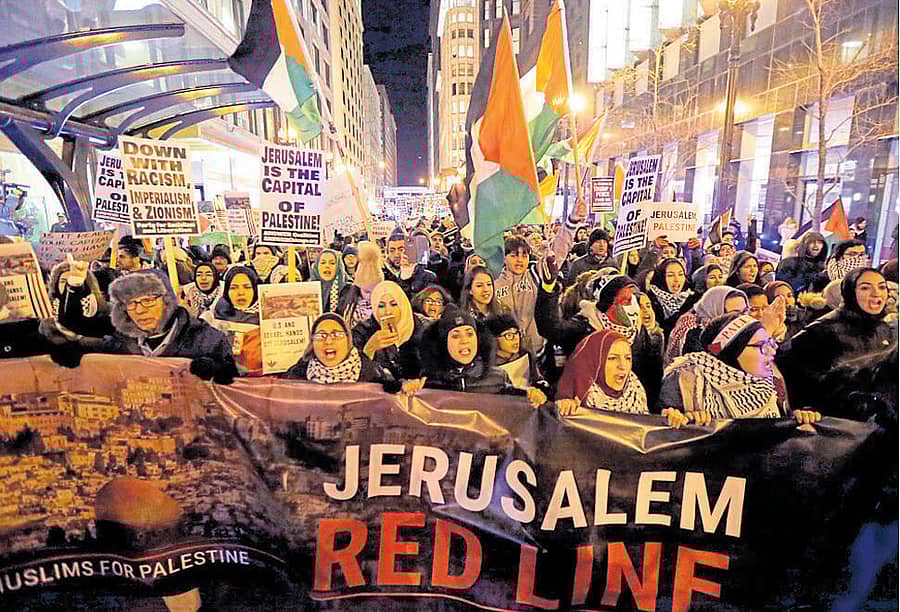 ‘ರಾಜಧಾನಿ’ ಜೆರುಸಲೇಂ ಹೊತ್ತಿಸಿದ ಕಿಡಿ