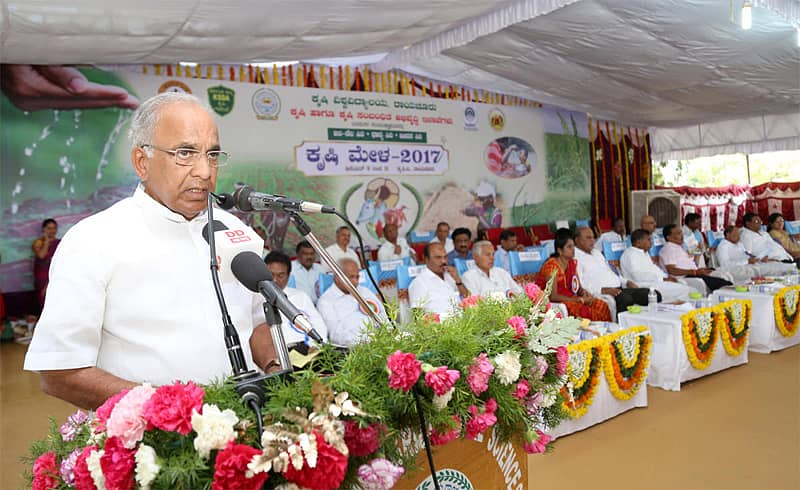 ರಾಯಚೂರು ಕೃಷಿ ವಿಶ್ವವಿದ್ಯಾಲಯ ಆವರಣದಲ್ಲಿ ಶನಿವಾರ ಏರ್ಪಡಿಸಿದ್ದ ಕೃಷಿ ಮೇಳ ಉದ್ಘಾಟನೆ ಸಮಾರಂಭದಲ್ಲಿ ವಿಧಾನ ಪರಿಷತ್‌ ಸದಸ್ಯ ಎನ್‌.ಎಸ್‌. ಬೋಸರಾಜು ಮಾತನಾಡಿದರು